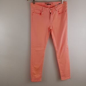 Zara trafaluc premium wash collector skinny melon jeans size 6